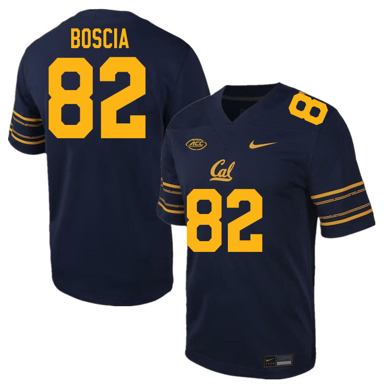 Men #82 Cole Boscia California Golden Bears ACC Conference College Football Jerseys Stitched Sale-Na